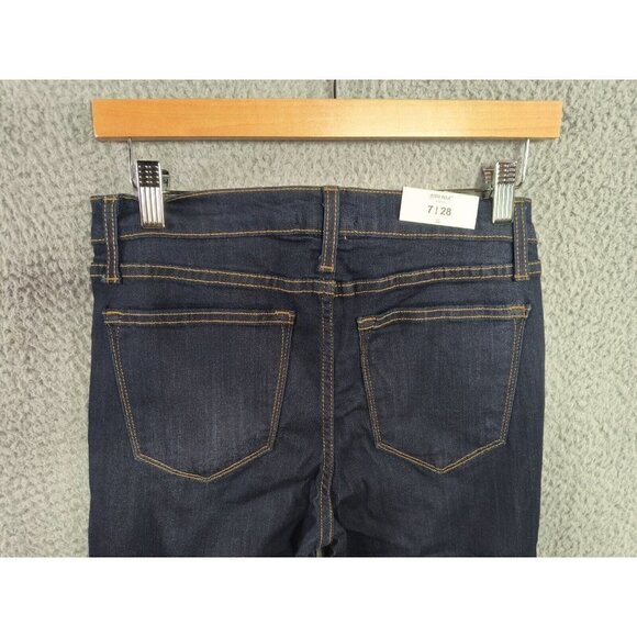 Judy Blue Jeans 7 28 Mid Rise Rayon Skinny Fit Dark Wash Skinnies Denim NEW $80 - Picture 4 of 11